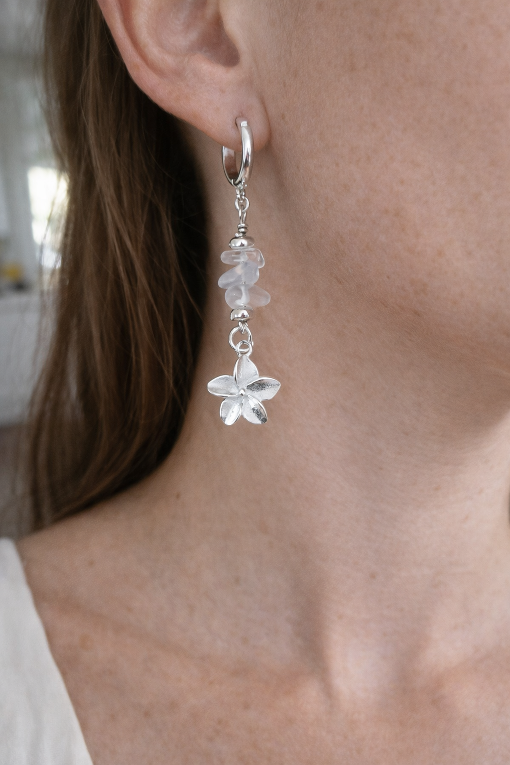 Blue Plumeria jewelry