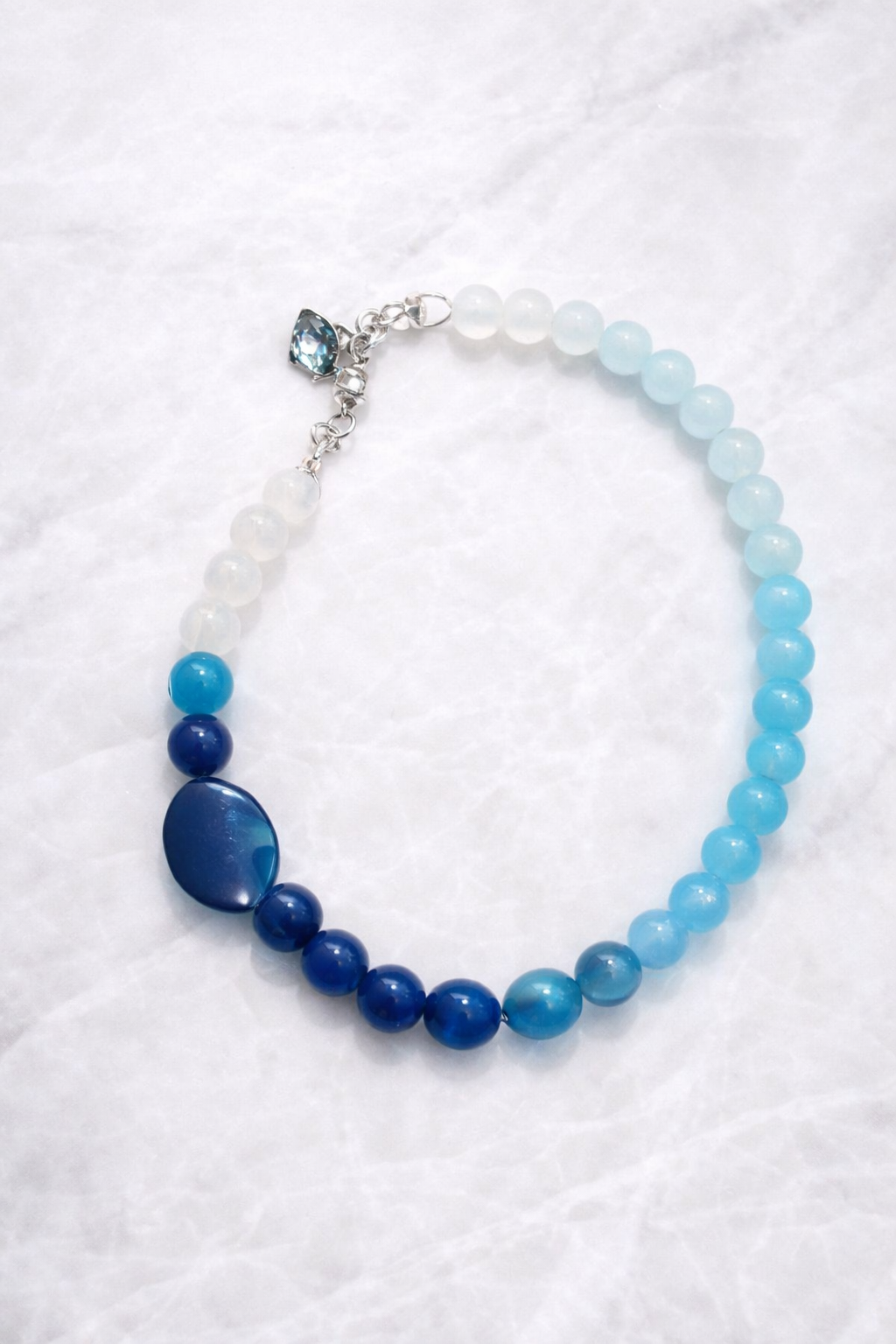 Blue Ombré Crystal Bracelet — product